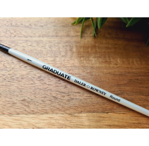 Synthetic brush GRADUATE, Round Nr. 1, round, short handles, size 1.7*10.3 mm