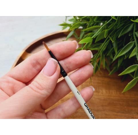 Synthetic brush GRADUATE, Round Nr. 1, round, short handles, size 1.7*10.3 mm