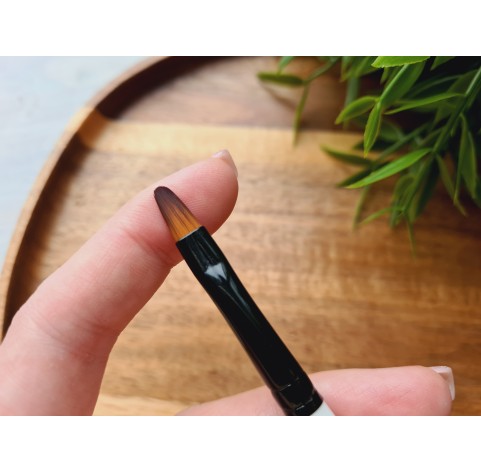 Synthetic brush GRADUATE, Filbert No.6, flat, round, short handle, size 6.2*11.1 mm