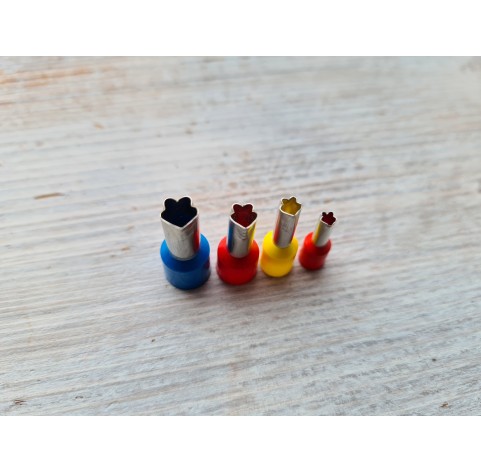 Metal Cutters Curved Petal, 4, 5 or 9 pcs., Ø 0.3-1.4 cm
