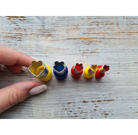 Metal Cutters Curved Petal, 4, 5 or 9 pcs., Ø 0.3-1.4 cm