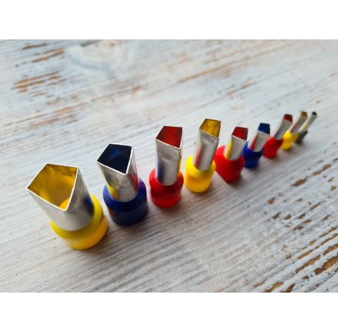 Metal Cutters Diamond, 4, 5 or 9 pcs., Ø 0.3-1.4 cm