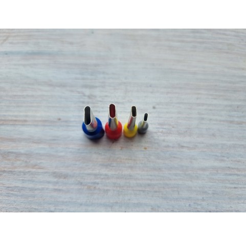 Metal Cutters Elongated oval, 4, 5 or 9 pcs., Ø 0.3-1.9 cm