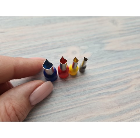 Metal Cutters Flame, 4, 5 or 9 pcs., Ø 0.3-1.9 cm