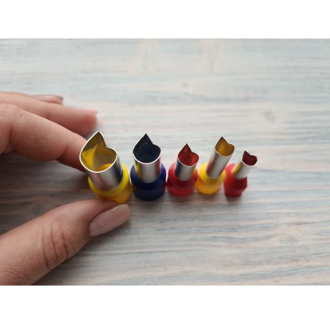 Metal Cutters Flame, 4, 5 or 9 pcs., Ø 0.3-1.9 cm