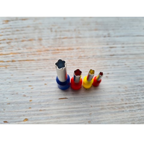 Metal Cutters Flower, 4, 5 or 9 pcs., Ø 0.3-1.4 cm