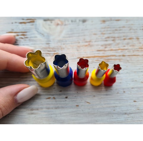Metal Cutters Flower, 4, 5 or 9 pcs., Ø 0.3-1.4 cm