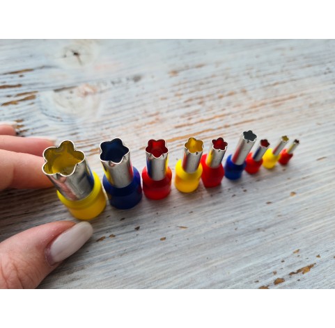 Metal Cutters Flower, 4, 5 or 9 pcs., Ø 0.3-1.4 cm