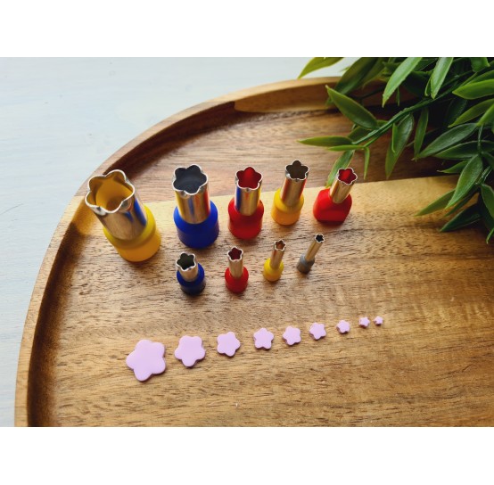 Metal Cutters Flower, 4, 5 or 9 pcs., Ø 0.3-1.4 cm