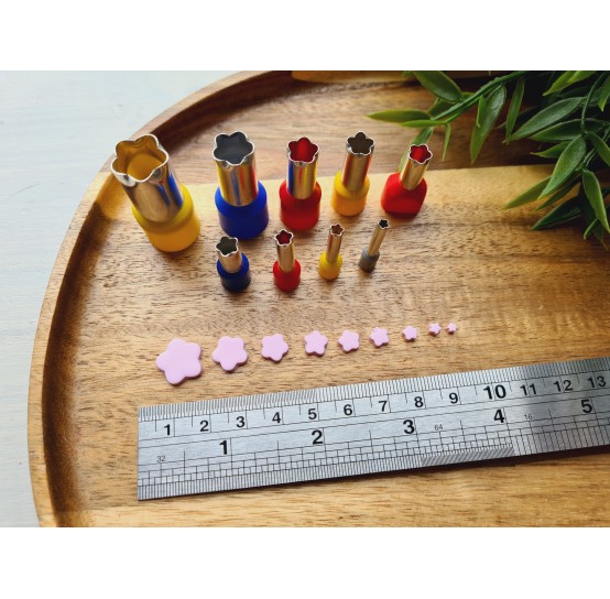 Metal Cutters Flower, 4, 5 or 9 pcs., Ø 0.3-1.4 cm