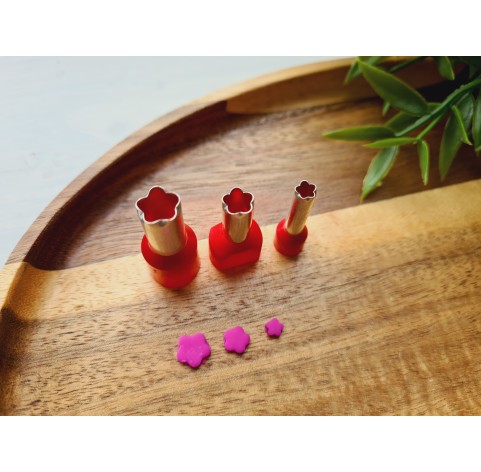 Metal Cutters Flower, 3 pcs., Ø 0.5-0.9 cm
