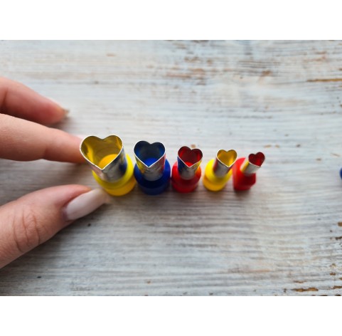 Metal Cutters Square, 4, 5 or 9 pcs., Ø 0.3-1.4 cm