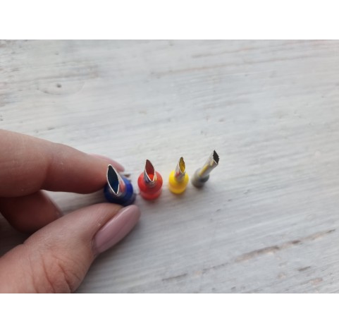 Metal Cutters Narrow Leaf, 4, 5 or 9 pcs., Ø 0.3-1.4 cm