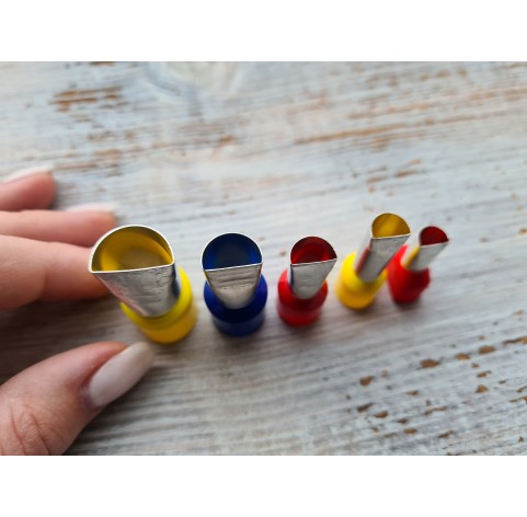 Metal Cutters Semicircle, 4, 5 or 9 pcs., Ø 0.3-1.4 cm