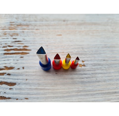 Metal Cutters Triangle, 4, 5 or 9 pcs., 0.3-1.4 cm