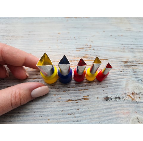 Metal Cutters Triangle, 4, 5 or 9 pcs., 0.3-1.4 cm