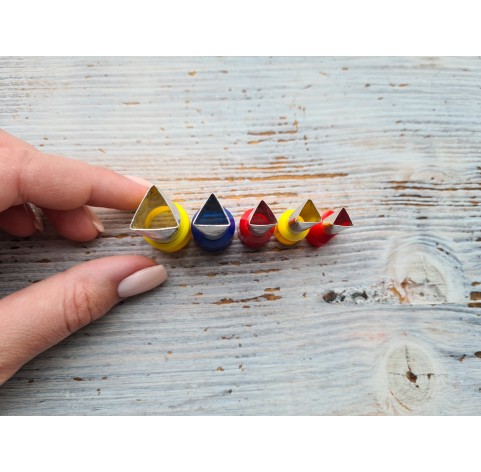 Metal Cutters Triangle, 4, 5 or 9 pcs., 0.3-1.4 cm