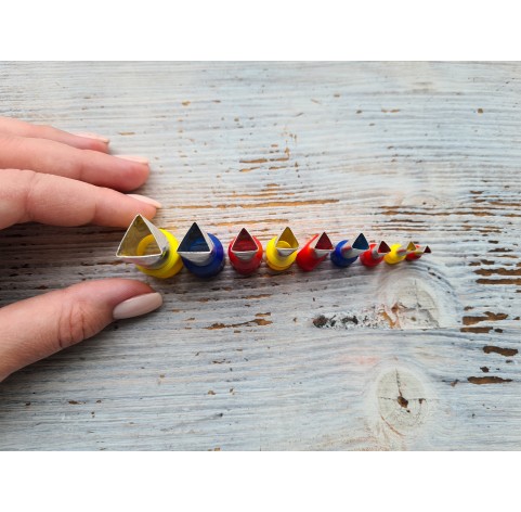 Metal Cutters Triangle, 4, 5 or 9 pcs., 0.3-1.4 cm