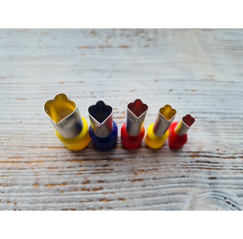 Metal Cutters Wavy Petal, 4, 5 or 9 pcs., Ø 0.3-1.4 cm