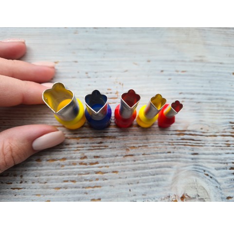 Metal Cutters Wavy Petal, 4, 5 or 9 pcs., Ø 0.3-1.4 cm