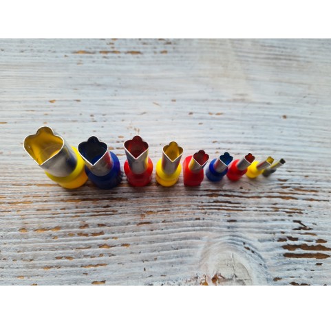 Metal Cutters Wavy Petal, 4, 5 or 9 pcs., Ø 0.3-1.4 cm