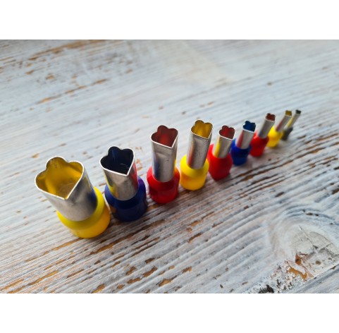 Metal Cutters Wavy Petal, 4, 5 or 9 pcs., Ø 0.3-1.4 cm