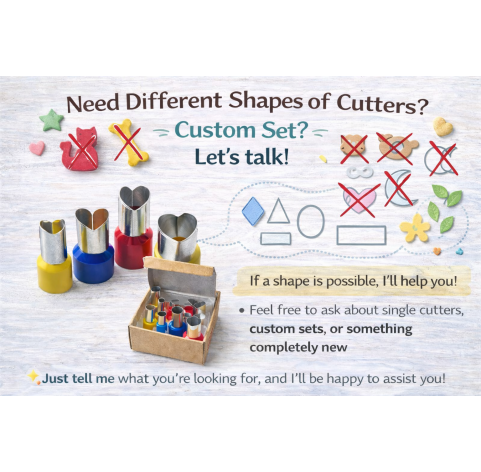 Metal Cutters Square, 4, 5 or 9 pcs., 0.3-1.2 cm Metal Cutters Square, 4, 5 or 9 pcs., 0.3-1.2 cm