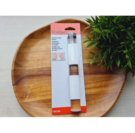 Sculpey acrylic roller for polymer clay, with non - stick surface