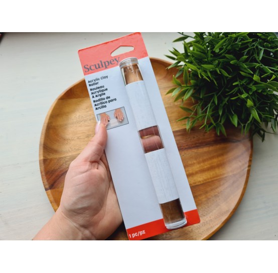 Sculpey acrylic roller for polymer clay, with non - stick surface