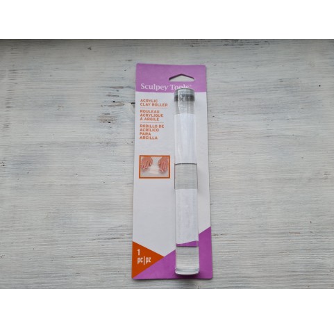 Sculpey acrylic roller for polymer clay, with non - stick surface