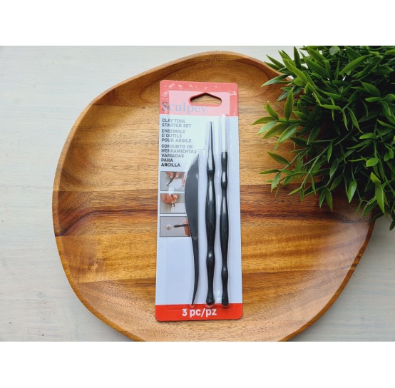 Sculpey Clay Tool Starter Set, 3 pcs.
