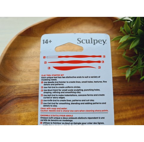 Sculpey Clay Tool Starter Set, 3 pcs.