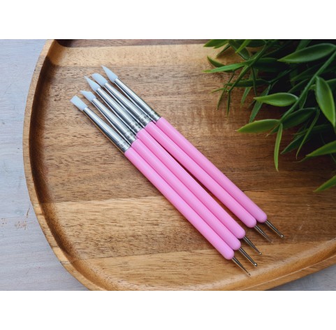 Polymer clay tools, Modelling tool set, 5 pcs., double-sided