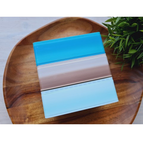 Personalized Color-Shift Cornstarch Box for Polymer Clay and Cutters, 12×8×4 cm