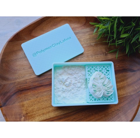 Personalized Color-Shift Cornstarch Box for Polymer Clay and Cutters, 12×8×4 cm
