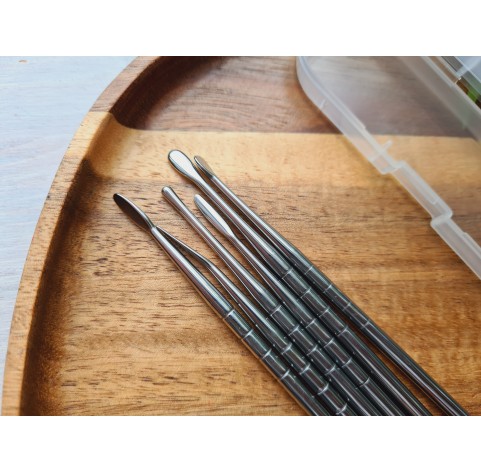 Polymer clay tools, Modelling tool set, 6 pcs., double-sided