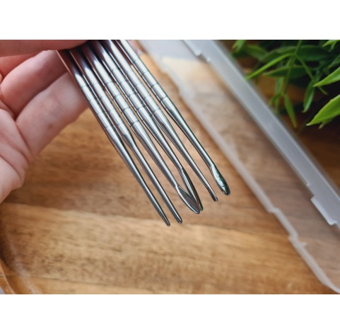 Polymer clay tools, Modelling tool set, 6 pcs., double-sided