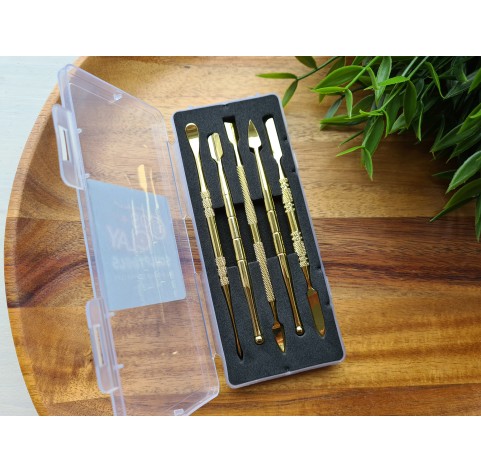 Polymer clay tools, Modelling tool, Cosclay SCULPTOOLS, 5 pcs., double-sided