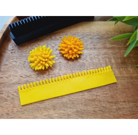 Pattern blade for polymer clay, Dandelion, 8 cm