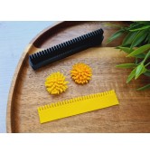 Pattern blade for  for polymer clay Dandelion, 8 cm
