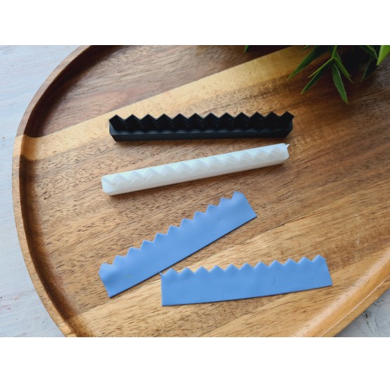Pattern blade for polymer clay Zigzag, 10 cm