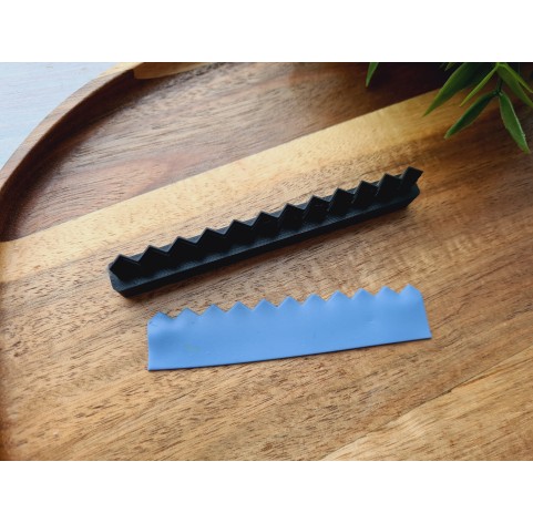 Pattern blade for polymer clay Zigzag, 10 cm