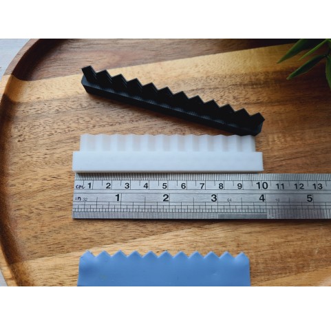 Pattern blade for polymer clay Zigzag, 10 cm