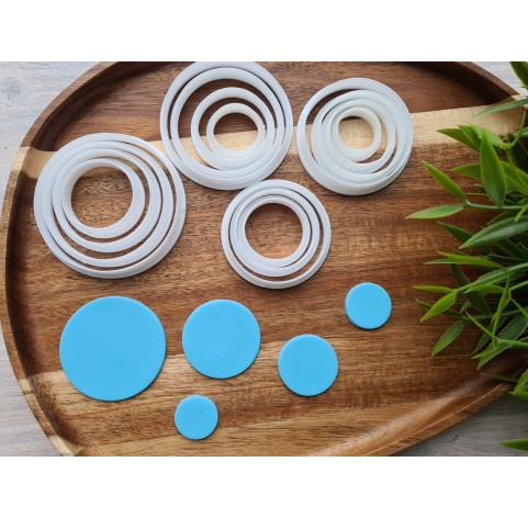 "Circle" set of 19 cutters, one clay cutter or FULL set