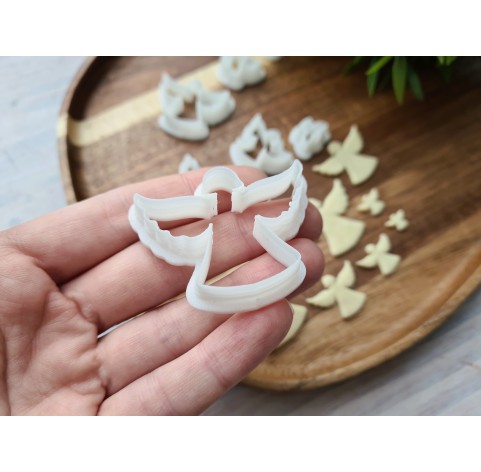 "Angel, style 1", set of 7, cutters one clay cutter or FULL set