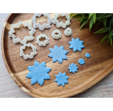 "Sunny flower", set of 7, cutters one clay cutter or FULL set