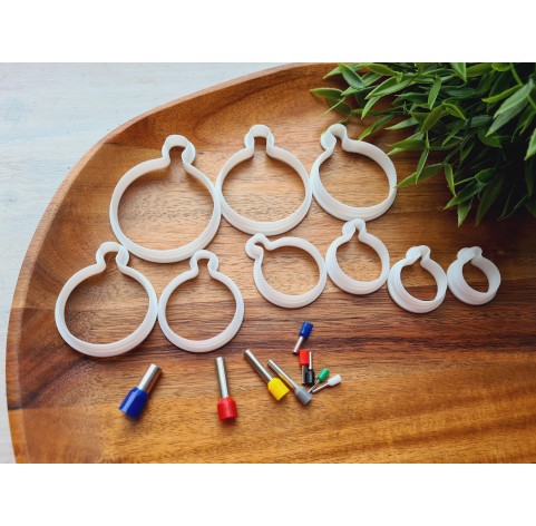 "Bread and charcuterie cutting board, style 1", set of 9, cutters one clay cutter or FULL set