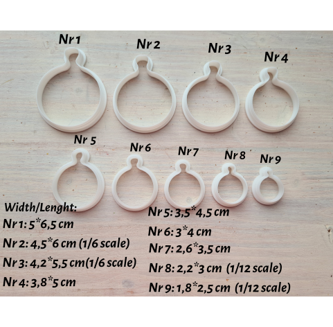 "Bread and charcuterie cutting board, style 3", set of 9, cutters one clay cutter or FULL set