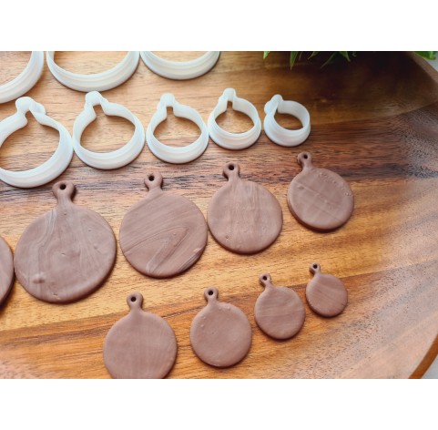 "Bread and charcuterie cutting board, style 3", set of 9, cutters one clay cutter or FULL set