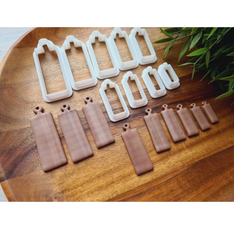 "Bread and charcuterie cutting board, style 3", set of 9, cutters one clay cutter or FULL set
